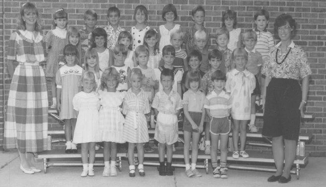 mrs. hall's pm cycle d kindergarten class of 87-88 at fairmount elementary school